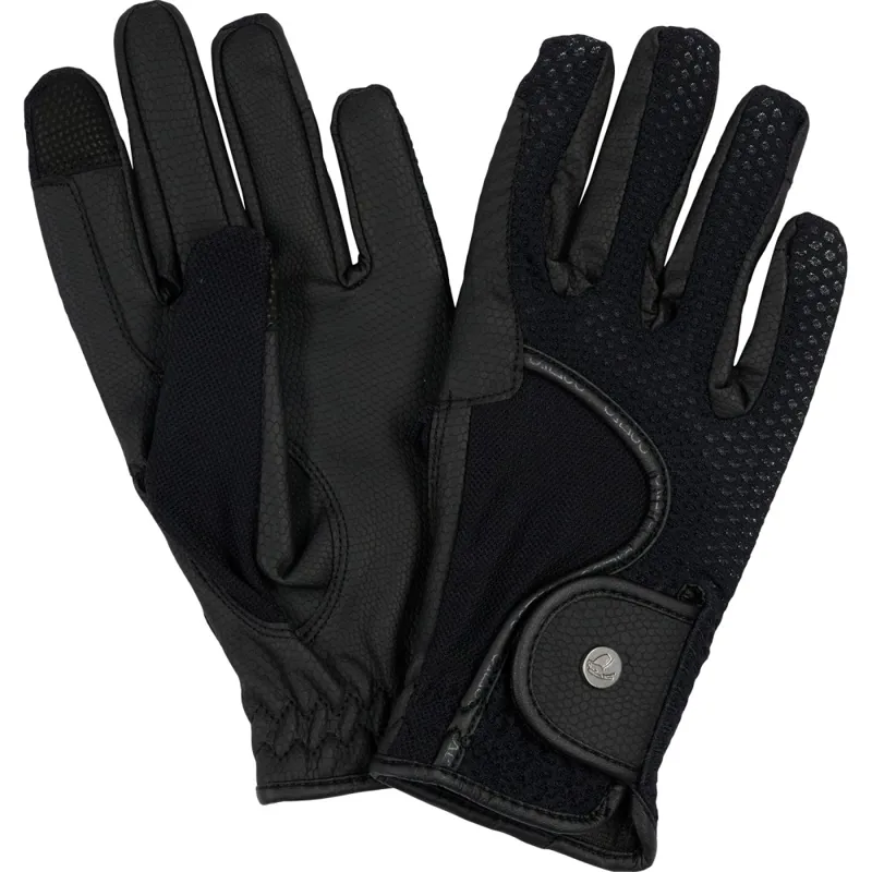 Catago Fir-Tech Mesh Riding Gloves in Black